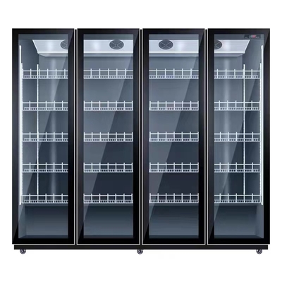 Commercial Display+storage Beer Pepsi Soft Drink Display Refrigerator Beverage Cooler With Glass Door