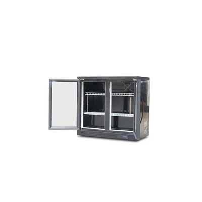 Mini Stainless Steel Bar Single-temperature Cooler Cabinet Cooler Bar Refrigerator Kitchen Equipment