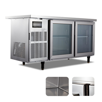 Commercial Single-Temperature Fridge Kitchendouble door under counter freezer refrigerator restaurant kitchen stainless steel