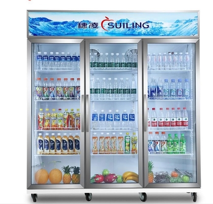 China Refrigeration Price Glass Door Refrigerator Beverage Cooler Display Cabinet