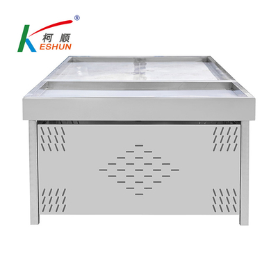 Durable Fish Display Supermarket Freezer Show Fish Display Fridge / Freezer Counter For Supermarket