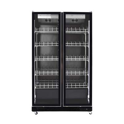 Single-Temperature Drinks Display Fridge / Freezer / Fridge Glass Door Customized Size