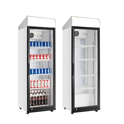 Single-temperature Rocket Reach Single Glass Door Display Commercial Refrigerator Equipment Showcase Refrigerator