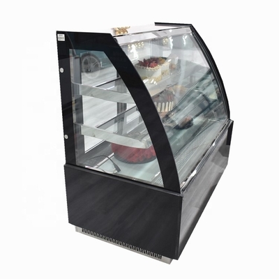 Single-temperature Factory Supplier Commercial Glass Display Cake Fridge Showcase