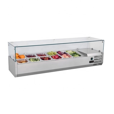 Single-temperature Counter Table Top Salad Display / Pizza Prepare Table Fridge