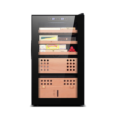 Eco-Friendly 400-Cigar Cooler 2.5 Cubic Feet Electric Humidor Cigar Refrigerator Showcase Cigar Humidor Cabinet