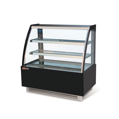 LDH-F15B Single-temperature anti-fog ice cream 60&quot; refrigerator display case cake led arc cake chiler glass showcase on counter cooler freezer