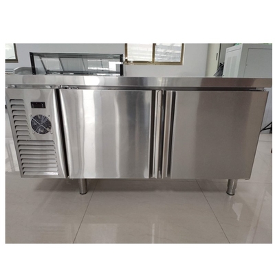 Commercial Single-Temperature Under Table Counter Kitchen Operating Table Kitchen Fridge for Hotel with Digital Temperature Controller