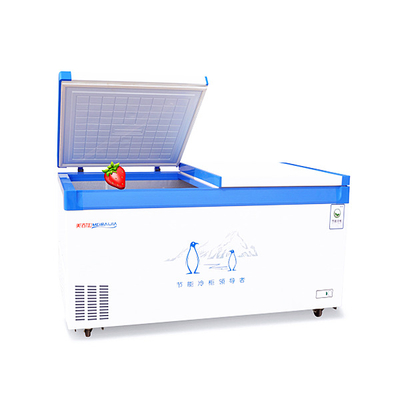 Single-temperature Hot Selling Commercial Store Use Open Door Retail Refrigerator Chest Freezer Commercial Top Prices